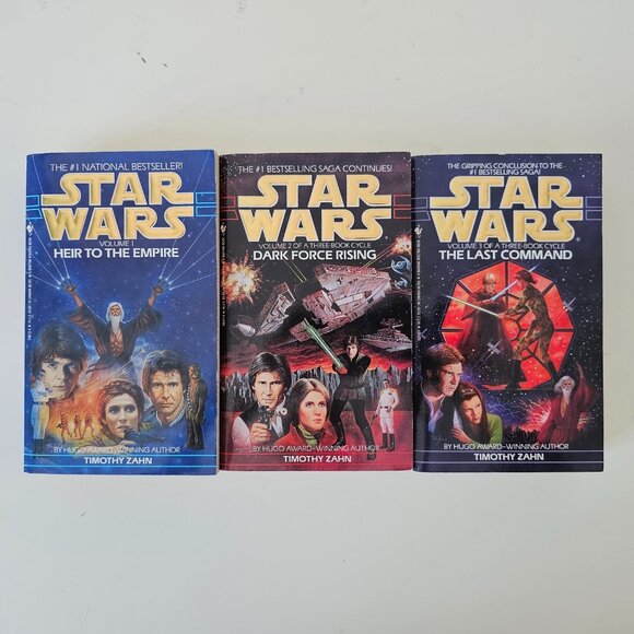Star Wars Trilogy Heir to the Empire, Dark Force Rising, The Last Command Book - Picture 1 of 5